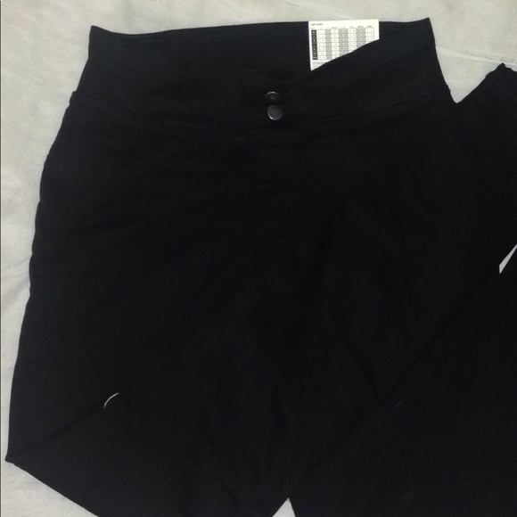 HUE classic smooth denim skim leggings pant black - Picture 3 of 8